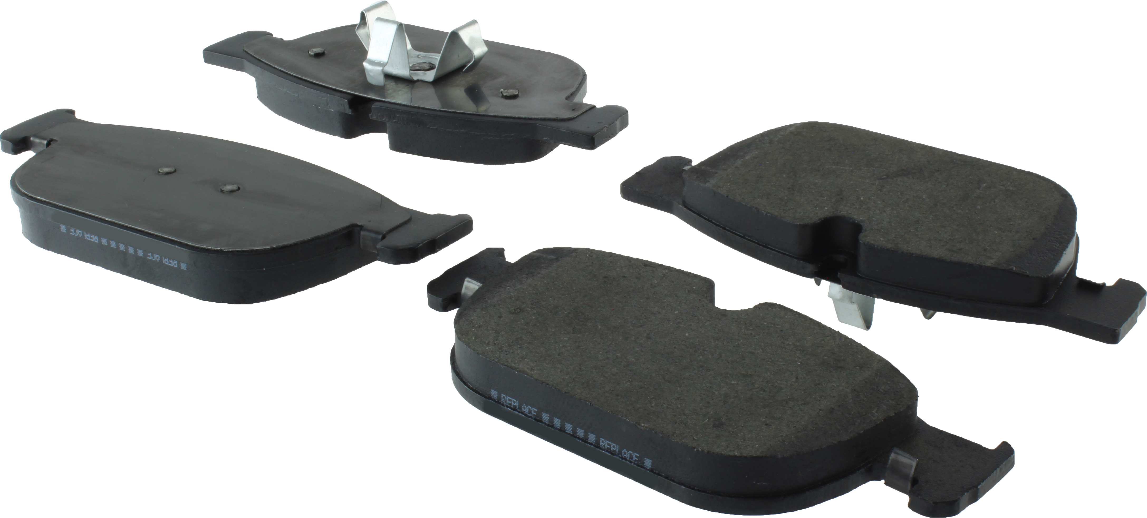 Disc Brake Pad Set-Premium Semi-Met Pads with Shim and Hardware Front Centric